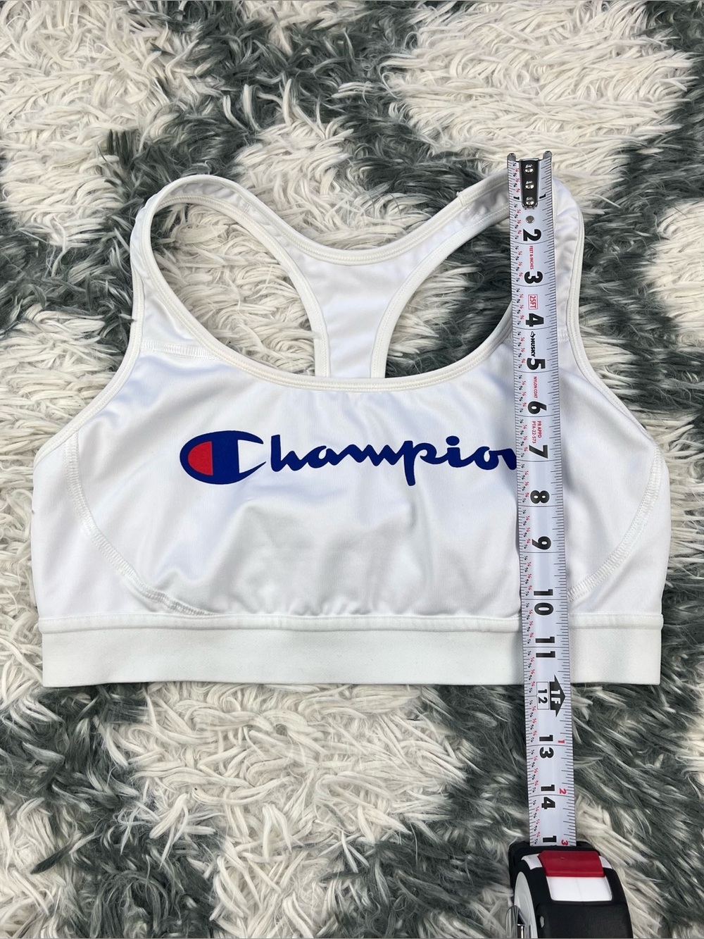Champion Women’s White Logo Sports Bra Size Large - Picture 7 of 7